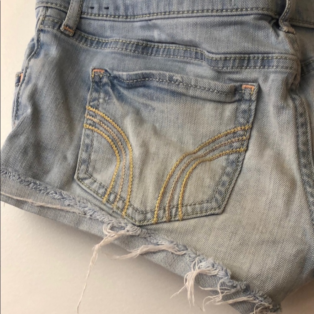 Light Wash Hollister Jean Shorts